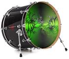 Vinyl Decal Skin Wrap for 22" Bass Kick Drum Head Lighting - DRUM HEAD NOT INCLUDED