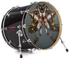 Vinyl Decal Skin Wrap for 22" Bass Kick Drum Head Mask2 - DRUM HEAD NOT INCLUDED