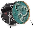 Vinyl Decal Skin Wrap for 22" Bass Kick Drum Head New Fish - DRUM HEAD NOT INCLUDED
