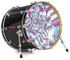 Vinyl Decal Skin Wrap for 22" Bass Kick Drum Head Paper Cut - DRUM HEAD NOT INCLUDED