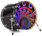 Vinyl Decal Skin Wrap for 22" Bass Kick Drum Head Rocket Science - DRUM HEAD NOT INCLUDED