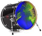 Vinyl Decal Skin Wrap for 22" Bass Kick Drum Head Unbalanced - DRUM HEAD NOT INCLUDED
