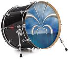 Vinyl Decal Skin Wrap for 22" Bass Kick Drum Head Waterworld - DRUM HEAD NOT INCLUDED