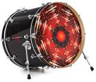 Vinyl Decal Skin Wrap for 22" Bass Kick Drum Head Eights Straight - DRUM HEAD NOT INCLUDED