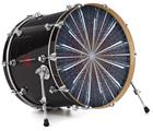 Vinyl Decal Skin Wrap for 22" Bass Kick Drum Head Infinity Bars - DRUM HEAD NOT INCLUDED