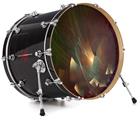 Vinyl Decal Skin Wrap for 22" Bass Kick Drum Head Windswept - DRUM HEAD NOT INCLUDED