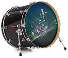 Vinyl Decal Skin Wrap for 22" Bass Kick Drum Head Oceanic - DRUM HEAD NOT INCLUDED