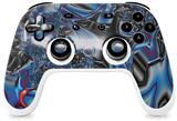Skin Decal Wrap works with Original Google Stadia Controller Broken Plastic Skin Only CONTROLLER NOT INCLUDED