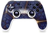 Skin Decal Wrap works with Original Google Stadia Controller Linear Cosmos Blue Skin Only CONTROLLER NOT INCLUDED