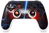 Skin Decal Wrap works with Original Google Stadia Controller Quasar Fire Skin Only CONTROLLER NOT INCLUDED