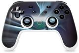 Skin Decal Wrap works with Original Google Stadia Controller Icy Skin Only CONTROLLER NOT INCLUDED