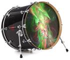 Vinyl Decal Skin Wrap for 20" Bass Kick Drum Head Here - DRUM HEAD NOT INCLUDED