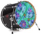 Vinyl Decal Skin Wrap for 20" Bass Kick Drum Head Cell Structure - DRUM HEAD NOT INCLUDED