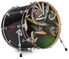 Vinyl Decal Skin Wrap for 20" Bass Kick Drum Head Dimensions - DRUM HEAD NOT INCLUDED