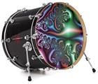 Vinyl Decal Skin Wrap for 20" Bass Kick Drum Head Deceptively Simple - DRUM HEAD NOT INCLUDED
