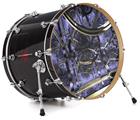 Vinyl Decal Skin Wrap for 20" Bass Kick Drum Head Gyro Lattice - DRUM HEAD NOT INCLUDED