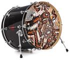 Vinyl Decal Skin Wrap for 20" Bass Kick Drum Head Comic - DRUM HEAD NOT INCLUDED