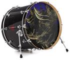 Vinyl Decal Skin Wrap for 20" Bass Kick Drum Head Owl - DRUM HEAD NOT INCLUDED