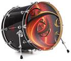 Vinyl Decal Skin Wrap for 20" Bass Kick Drum Head Sufficiently Advanced Technology - DRUM HEAD NOT INCLUDED