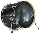 Vinyl Decal Skin Wrap for 20" Bass Kick Drum Head Thunderstorm - DRUM HEAD NOT INCLUDED