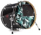 Vinyl Decal Skin Wrap for 20" Bass Kick Drum Head Xray - DRUM HEAD NOT INCLUDED