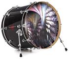 Vinyl Decal Skin Wrap for 20" Bass Kick Drum Head Wide Open - DRUM HEAD NOT INCLUDED
