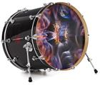 Vinyl Decal Skin Wrap for 20" Bass Kick Drum Head Hyper Warp - DRUM HEAD NOT INCLUDED