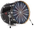 Vinyl Decal Skin Wrap for 20" Bass Kick Drum Head Infinity Bars - DRUM HEAD NOT INCLUDED