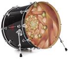 Decal Skin works with most 24" Bass Kick Drum Heads Beams - DRUM HEAD NOT INCLUDED