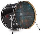 Decal Skin works with most 24" Bass Kick Drum Heads Balance - DRUM HEAD NOT INCLUDED