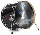 Decal Skin works with most 24" Bass Kick Drum Heads Breakthrough - DRUM HEAD NOT INCLUDED