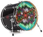 Decal Skin works with most 24" Bass Kick Drum Heads Butterfly - DRUM HEAD NOT INCLUDED