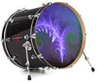 Decal Skin works with most 24" Bass Kick Drum Heads Poem - DRUM HEAD NOT INCLUDED