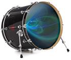 Decal Skin works with most 24" Bass Kick Drum Heads Ping - DRUM HEAD NOT INCLUDED