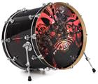 Decal Skin works with most 24" Bass Kick Drum Heads Jazz - DRUM HEAD NOT INCLUDED