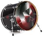Decal Skin works with most 24" Bass Kick Drum Heads Positive Three - DRUM HEAD NOT INCLUDED