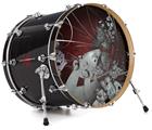 Decal Skin works with most 24" Bass Kick Drum Heads Ultra Fractal - DRUM HEAD NOT INCLUDED