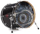 Decal Skin works with most 24" Bass Kick Drum Heads Eye Of The Storm - DRUM HEAD NOT INCLUDED
