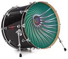 Decal Skin works with most 24" Bass Kick Drum Heads Flagellum - DRUM HEAD NOT INCLUDED