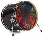 Decal Skin works with most 24" Bass Kick Drum Heads Architectural - DRUM HEAD NOT INCLUDED