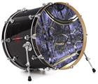 Decal Skin works with most 24" Bass Kick Drum Heads Gyro Lattice - DRUM HEAD NOT INCLUDED
