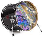 Decal Skin works with most 24" Bass Kick Drum Heads Vortices - DRUM HEAD NOT INCLUDED