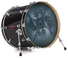 Decal Skin works with most 24" Bass Kick Drum Heads Eclipse - DRUM HEAD NOT INCLUDED