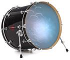 Decal Skin works with most 24" Bass Kick Drum Heads Flock - DRUM HEAD NOT INCLUDED