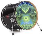 Decal Skin works with most 24" Bass Kick Drum Heads Heaven 05 - DRUM HEAD NOT INCLUDED