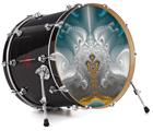 Decal Skin works with most 24" Bass Kick Drum Heads Heaven - DRUM HEAD NOT INCLUDED