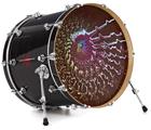 Decal Skin works with most 24" Bass Kick Drum Heads Neuron - DRUM HEAD NOT INCLUDED