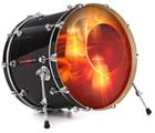 Decal Skin works with most 24" Bass Kick Drum Heads Planetary - DRUM HEAD NOT INCLUDED