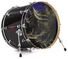Decal Skin works with most 24" Bass Kick Drum Heads Owl - DRUM HEAD NOT INCLUDED