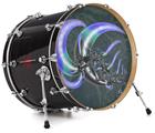 Decal Skin works with most 24" Bass Kick Drum Heads Sea Anemone2 - DRUM HEAD NOT INCLUDED